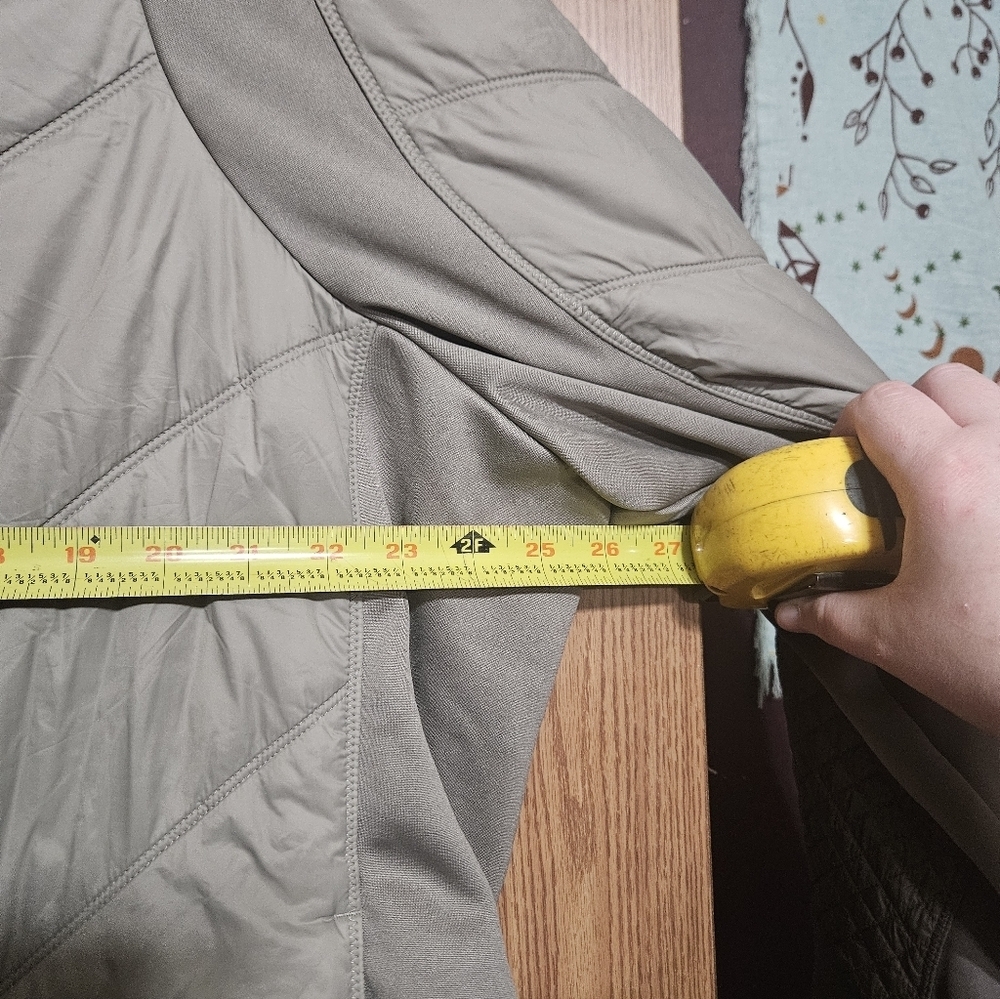 ATHLETA Rock Ridge Primaloft Jacket Plus Size 3X Tan Hiking Coat Outdoors! - Picture 6 of 7